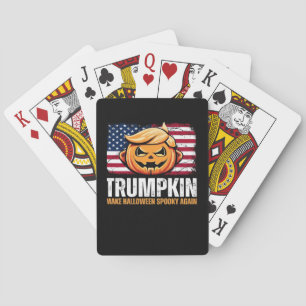 Donald Halloween - Trumpkin maakt Halloween spooka Pokerkaarten