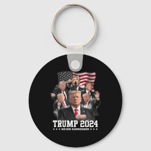 Donald J Trump 2024 Nooit Overgave Sleutelhanger