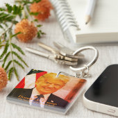 Donald J. Trump, 45e President Acryl Sleutelhanger (Voorkant Rechts)