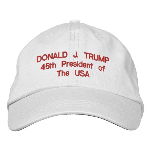 Donald J. Trump 45e président du Casquette américa (Devant)