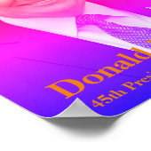 Donald J. Trump, 45e President van de Verenigde St Poster (Hoek)