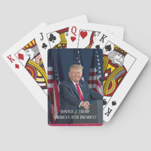 Donald J. Trump 45th President Keepomwille Pokerkaarten