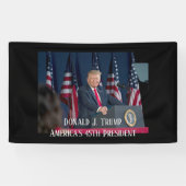 Donald J. Trump 45th President Keepomwille Spandoek (Horizontaal)