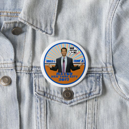 Donald J. Trump, Jr. Ronde Button 7,6 Cm (In situ)