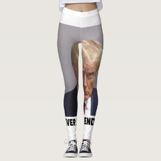 Donald J Trump Mok Shot - Never Surrender Long Sle Leggings