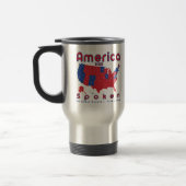 Donald J. Trump Wins Red White Blue Coffee Cup Mok (Links)