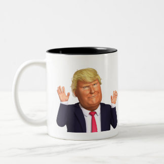 Donald John Trump Full Photo Coffee Mup Tweekleurige Koffiemok