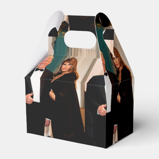 Donald & Melania Trump Bedankdoosjes (Achterkant)