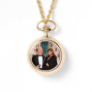 Donald & Melania Trump Horloge