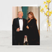 Donald & Melania Trump Kaart (Gele Bloem)