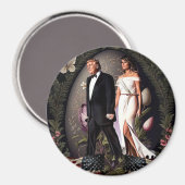 Donald & Melania Trump Magnet de Pâques (Recto/Verso)