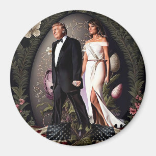 Donald & Melania Trump Magnet de Pâques