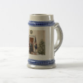 Donald & Melania Trump's kerstwitte huis Bierpul (Voorkant rechts)