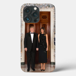 Donald & Melania Trump's kerstwitte huis iPhone 13 Pro Hoesje
