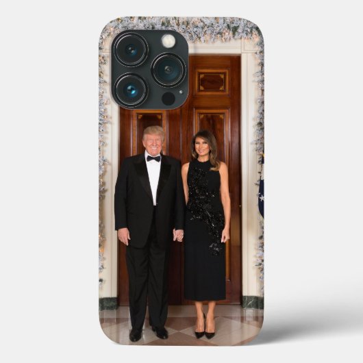 Donald & Melania Trump's kerstwitte huis Case-Mate iPhone Case (Achterkant)