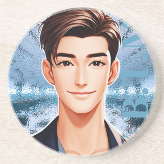 Donald . Ontwerp van geanimeerde karakters Zandsteen Onderzetter