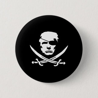 Donald President Piraat Grappig Varen Republikeins Ronde Button 5,7 Cm