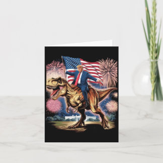 Donald President T Rex Dinosaur Witte Huis Kaart