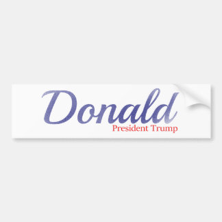 Donald, President Trump Bumpersticker