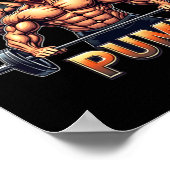 Donald Pump Funny Muscle Gym Meme  Poster (Hoek)