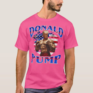 Donald Pump Gym Grappige Workout Fitness Gewichthe T-shirt