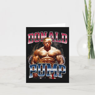 Donald Pump Meme Funny Kaart