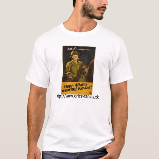 Donald Rumsfeld T-shirt (Voorkant)
