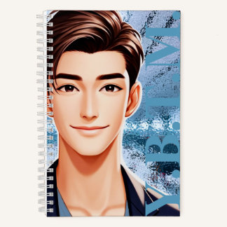 Donald. tekenontwerp met animatie notitieboek