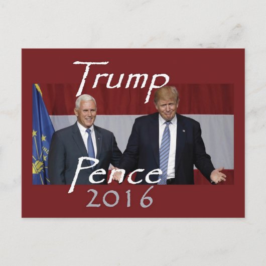 Donald TRUMP 2016 Briefkaart (Voorkant)
