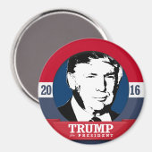 DONALD TRUMP 2016 MAGNEET (Voorkant / Achterkant)