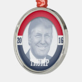 Donald Trump 2016 Metalen Ornament (Links)