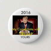 Donald Trump 2016 Pinback Button (Voorkant)