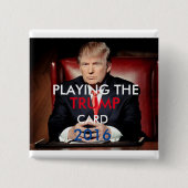 Donald Trump 2016 Pinback Button (Square) (Voorkant)