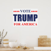 Donald Trump 2016 Poster (Keuken)
