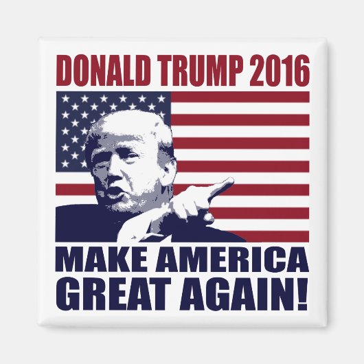 Donald Trump 2016 pour le président Magnet (Devant)
