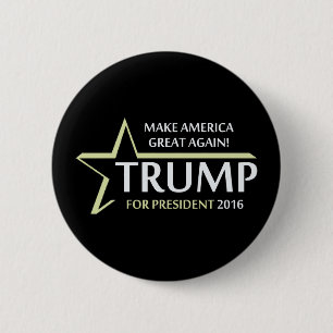 Donald Trump 2016 Ronde Button 5,7 Cm