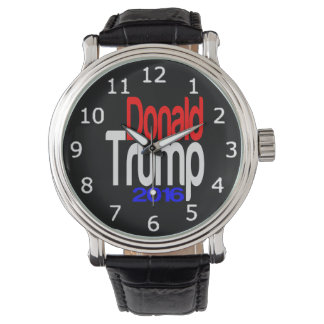 Donald Trump 2016 rood wit en blauw Horloge