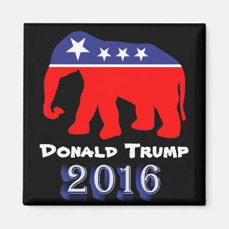 Donald Trump 2016 - Rood, wit en blauw olifant Magneet