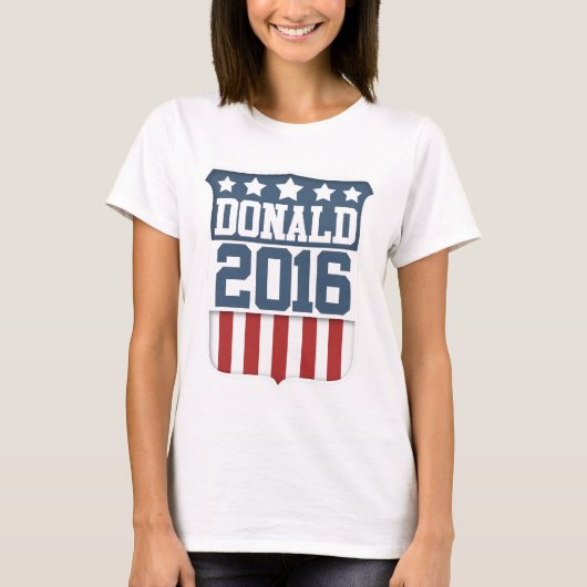 Donald Trump 2016 Shield T-shirt (Voorkant)
