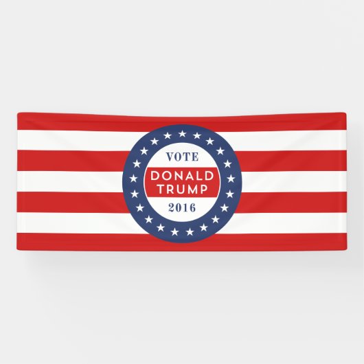 Donald Trump 2016 Spandoek (Horizontaal)