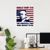 Donald Trump 2016 voor Poster van Presidenten (Thuiskantoor)