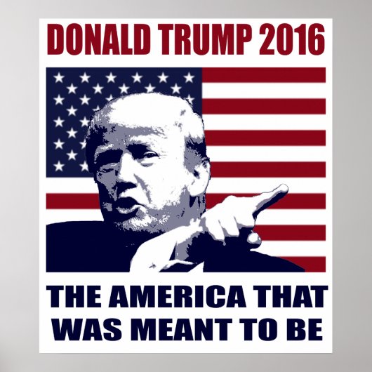 Donald Trump 2016 voor Poster van Presidenten (Voorkant)
