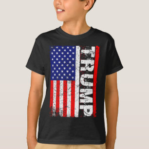 Donald Trump 2020 Amerikaanse vlag T Shirten T-shirt