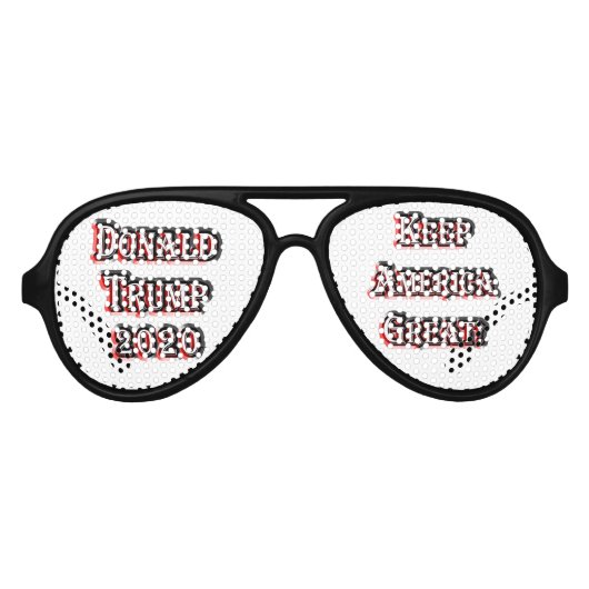 Donald Trump 2020 - Hou Amerika geweldig! Aviator Zonnebril (Voorkant)