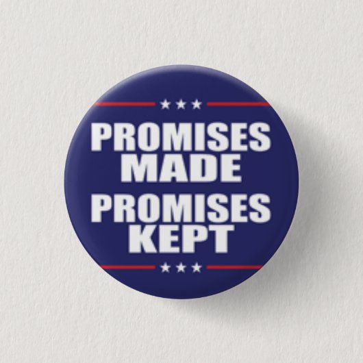Donald Trump 2020 Presidentiële Button (Voorkant)