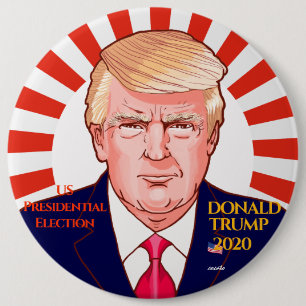 Donald Trump - 2020 - presidentsverkiezingen Ronde Button 6,0 Cm