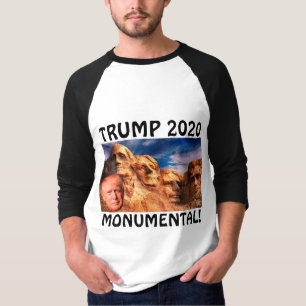 DONALD TRUMP 2020 SUR LE MONT RUSHMORE T-SHIRT