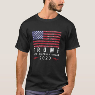 Donald Trump 2020 Verkiezingen VS houden Amerika g T-shirt