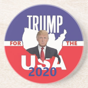Donald TRUMP 2020 Zandsteen Onderzetter
