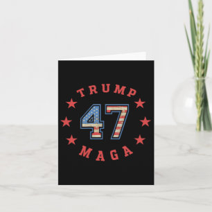 Donald Trump 2024 45 47 Mega Amerikaanse vlag Kaart